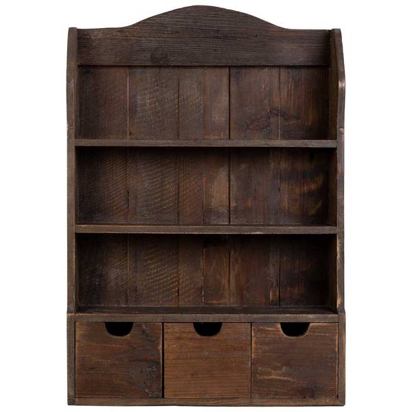 Regal Victoria Braun - Holzwerkstoff - 60 x 87 x 15 cm