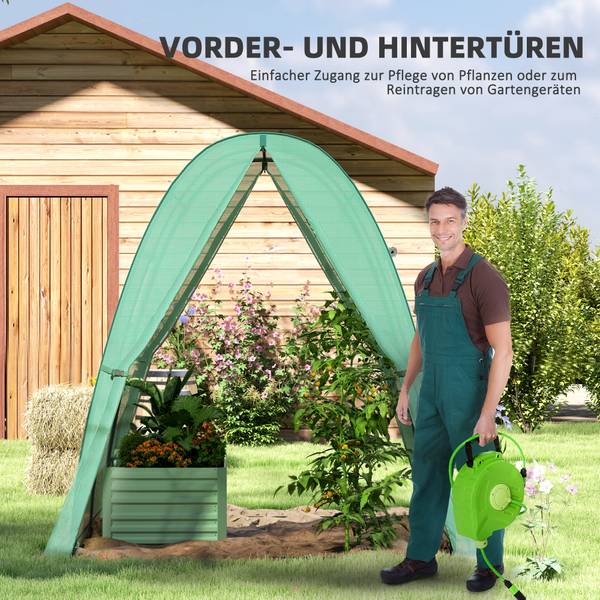 Gewächshaus 84H-247V01GN Grün