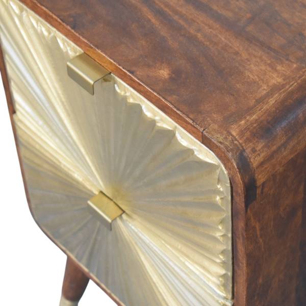 NACHTKASTEN Avora Braun - Mango - 40 x 60 x 35 cm