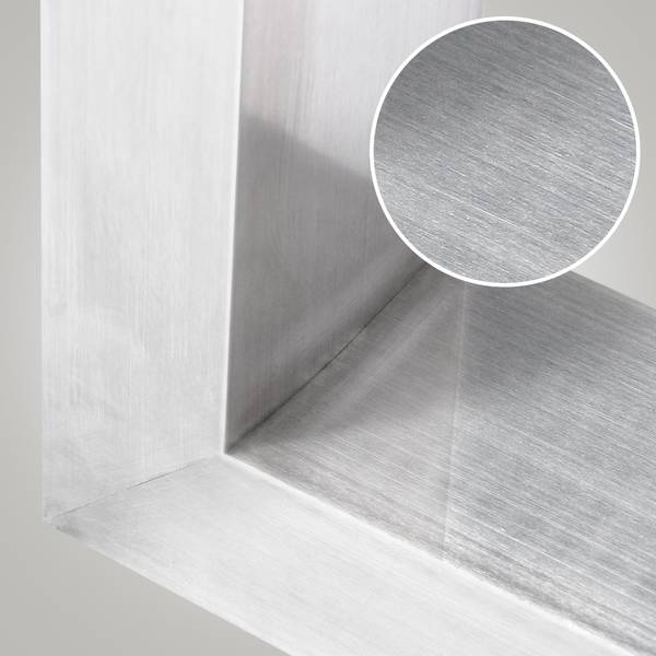 Tafelpoten Velden set van 2 grijs - metaal - 8 x 72 x 90 cm