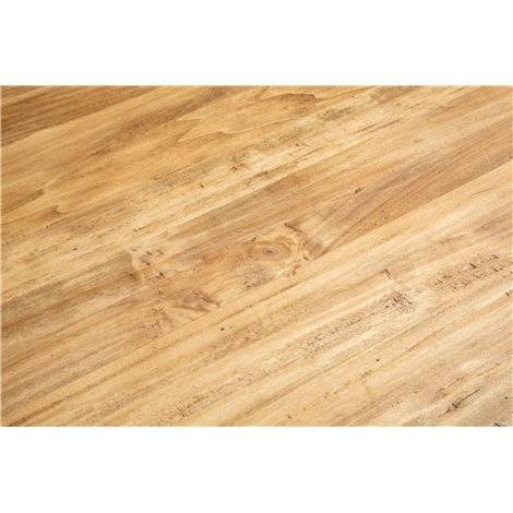 Esstisch Ausziehbar 120x80cm Braun - Weiß - Linde - 80 x 80 x 120 cm