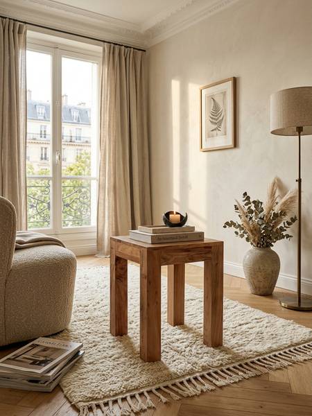Beistelltisch NAKO 35 x 45 x 35 cm - Beige