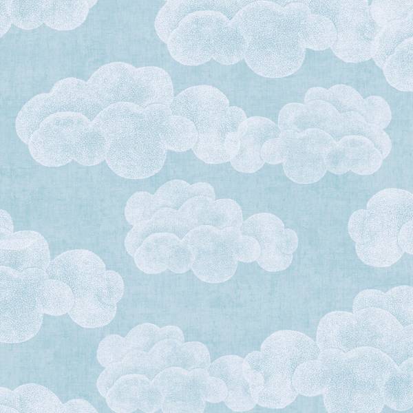 Vliestapete 771431-GU Blau - Fleece - 53 x 1005 x 1 cm