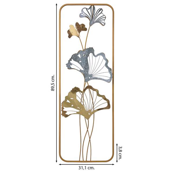 Wandobjekt 4523363717 Metall - 32 x 4 x 90 cm