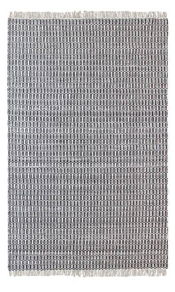 Handgefertigter Teppich Ruben Grau - Kunststoff - 160 x 230 x 1 cm
