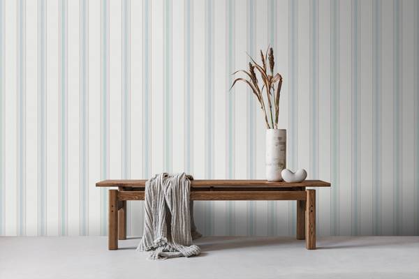 Tapete 640202 Blau - Papier - 53 x 1000 x 53 cm