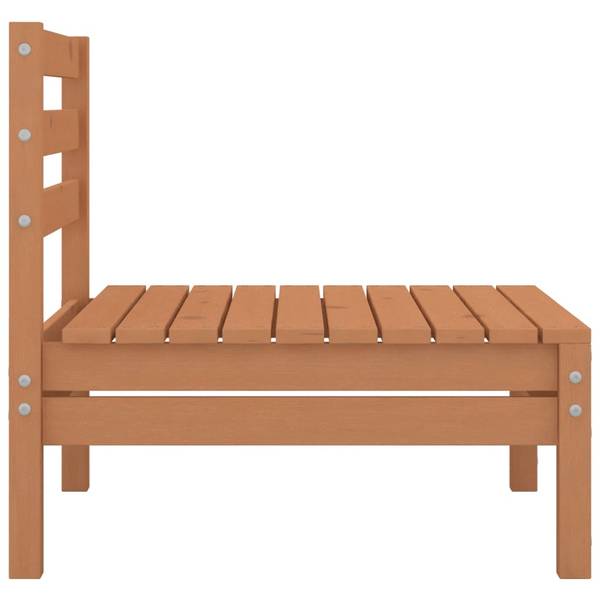 Loungeset 3008532 set van 4 bruin - grenenhout - 64 x 63 x 64 cm