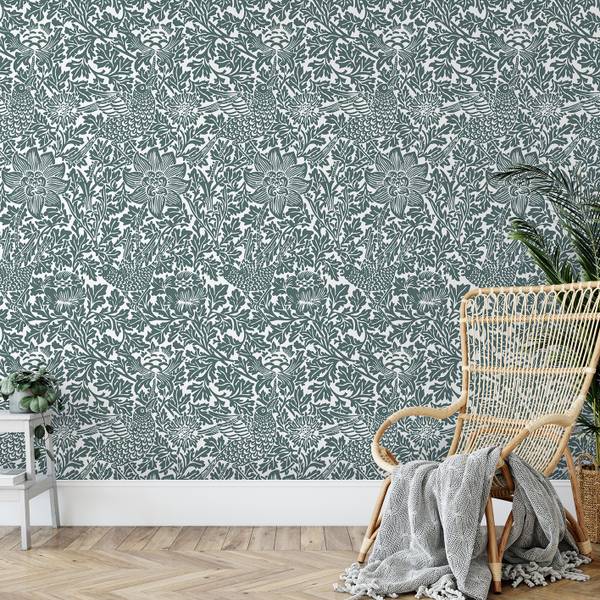 Panorama-Tapete Floresco Grün