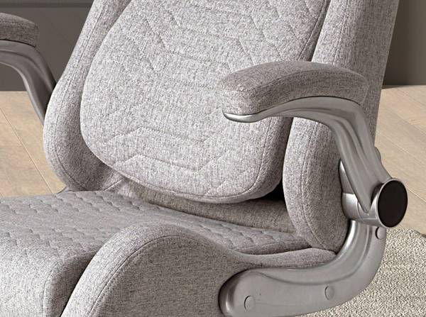 Büro-Drehstuhl 4224 Grau - Textil - 73 x 114 x 69 cm