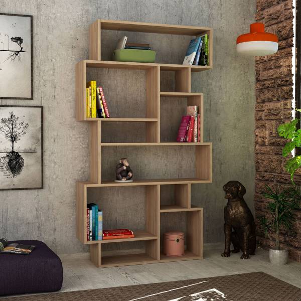 Regal KARMATO Braun - Holzwerkstoff - 26 x 169 x 96 cm