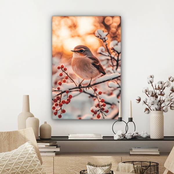 LEINWANDBILD Vogel 40 x 60 cm