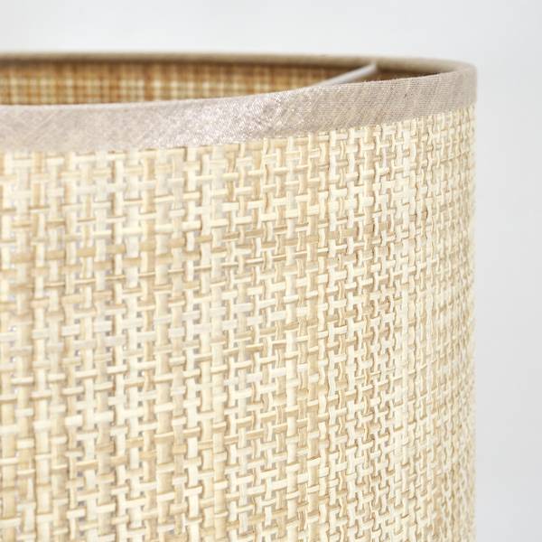 Stehlampe Milanesi Beige - Holzwerkstoff - Metall - 43 x 172 x 50 cm