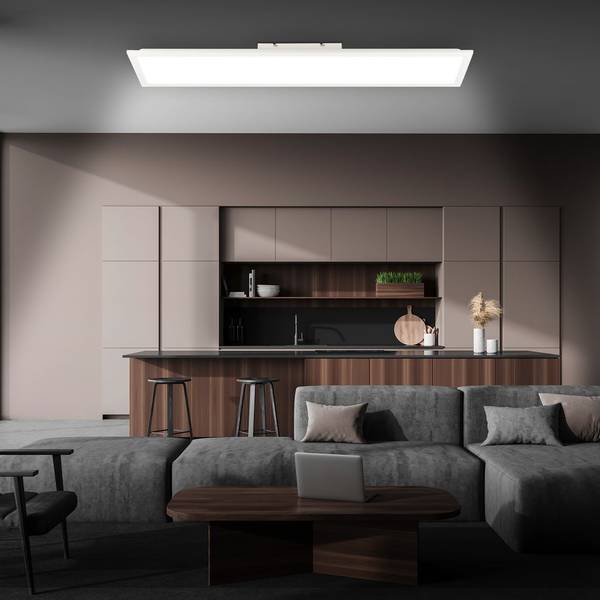 CCT Deckenleuchte 7767016 Weiß - ABS - 25 x 6 x 100 cm