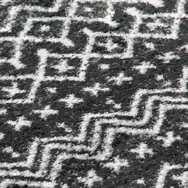 Tapis VENISE Noir - Textile - 133 x 1 x 190 cm