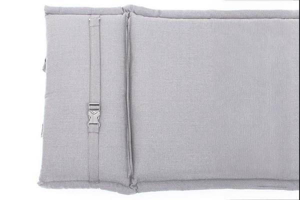 Outdoor-Kissen ROG Grau - Polyester - 46 x 5 x 119 cm