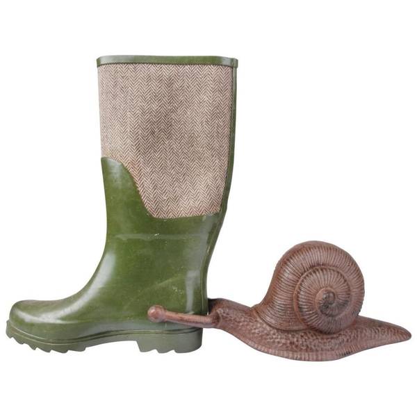 Gartenfigur LH168 Braun - Metall - 32 x 13 x 13 cm