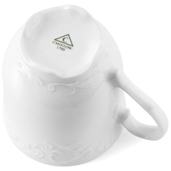 Tassen ROCOCO MARIA 6-tlg Weiß - Porzellan - 11 x 11 x 11 cm