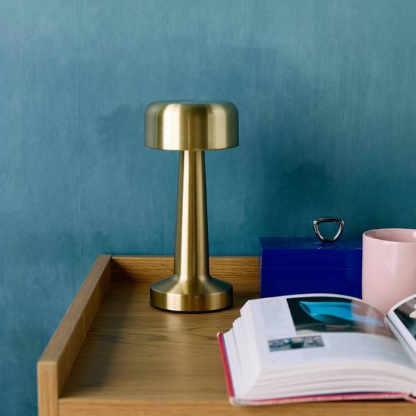 Tischlampe David Gold - Metall - 9 x 23 x 9 cm