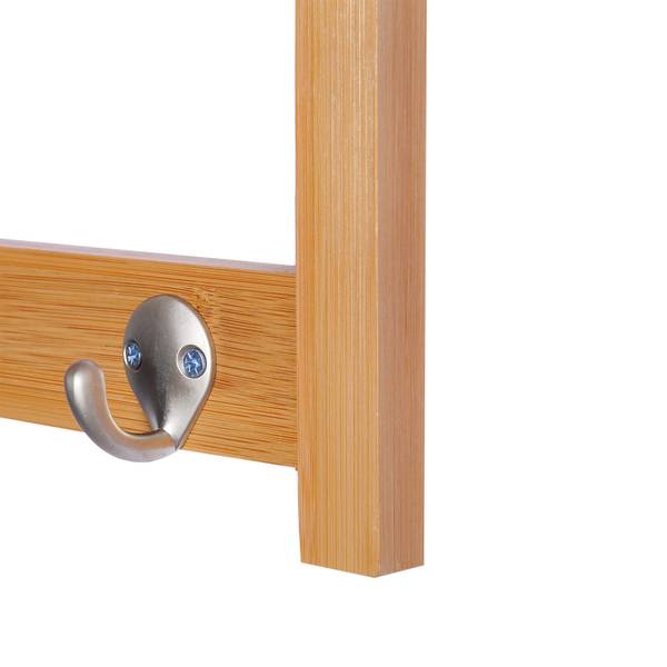 Wandgarderobe 831-198 Braun - Bambus - 16 x 18 x 50 cm
