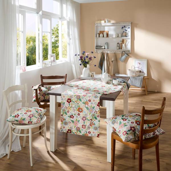 Mitteldecke 208311 Beige - Textil - 85 x 1 x 85 cm