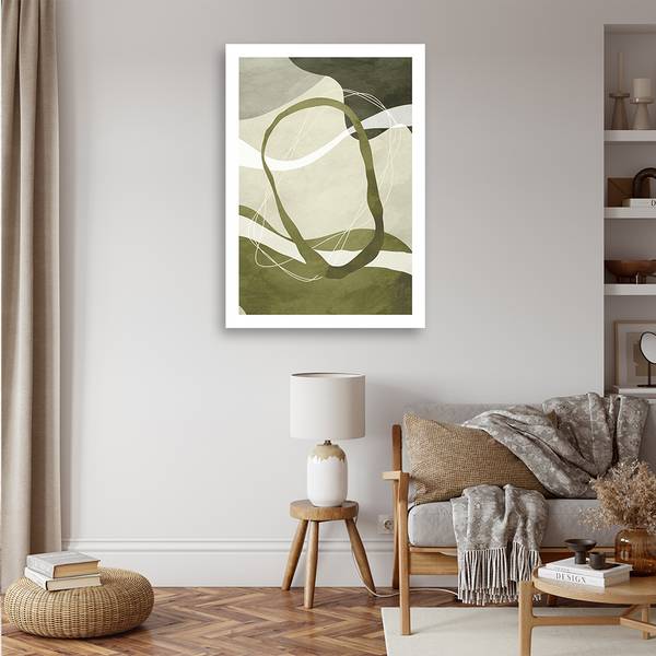 Wandbild abstraktion im boho-stil 70 x 100 cm