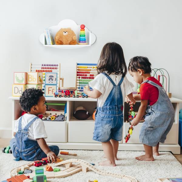 Etagère murale Wolke chambre d'enfants Blanc - Bois manufacturé - 60 x 32 x 21 cm