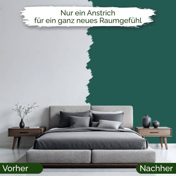 Wandfarbe   Evergreen Depth Grün - Harz - 17 x 16 x 17 cm