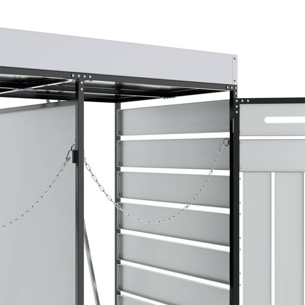 Mülltonnenverkleidung lelantos Ⅲ 2er Set Tiefe: 131 cm