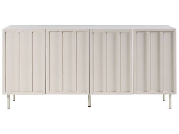 Sideboard CLUNES Beige - Bambus - 160 x 75 x 38 cm
