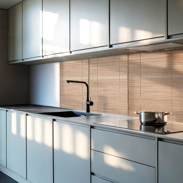 Fliesen Holz Quer-Maserung 4er Set 50 x 50 cm