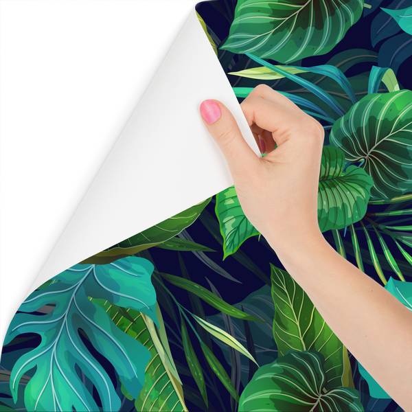 Fotobehang Tropische BLADEREN Natuur 3D 300 x 210 x 210 cm