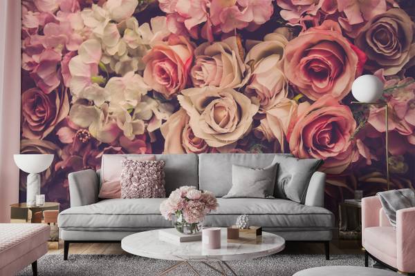 Fototapete BLUMEN Pflanzen Natur 3D 270 x 180 x 180 cm
