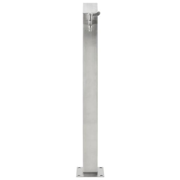 Wassersäule 45453 Silber - Edelstahl - 8 x 95 x 8 cm