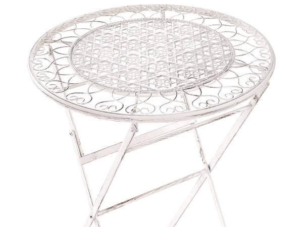 Bar Set TRIESTE Beige - Metall - Breite: 70 cm