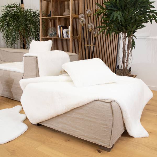 Tagesdecke  GRENADIER 366 Weiß - Textil - 130 x 1 x 1 cm