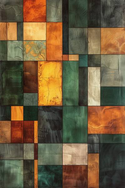 Leinwandbild Block Art Chess 80 x 120 cm