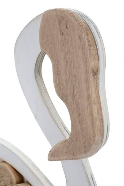 Sculpture Flamant Nature Marron - Bois massif - 9 x 56 x 31 cm