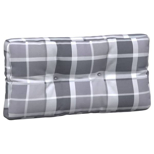 Coussin de palette 3004906 lot de 2 Gris - Polyester - 80 x 12 x 120 cm