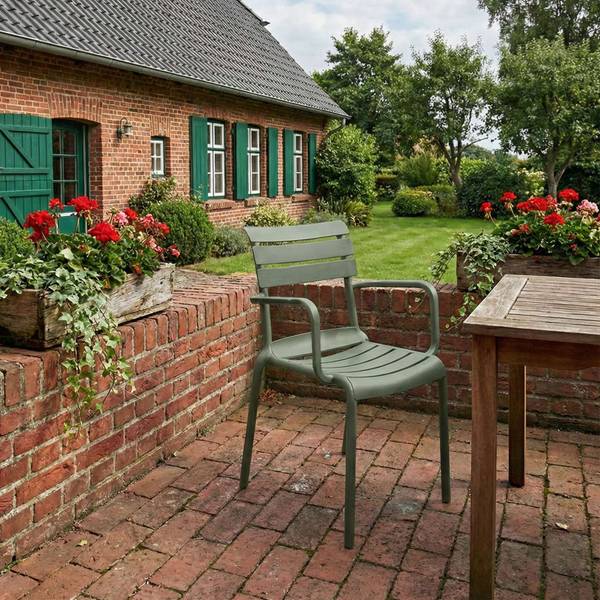 Gartenstuhl Joliya Olivgrün
