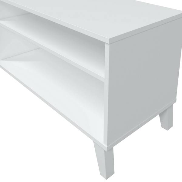 Fernsehschrank Ocosta Weiß - Holzwerkstoff - 135 x 50 x 40 cm