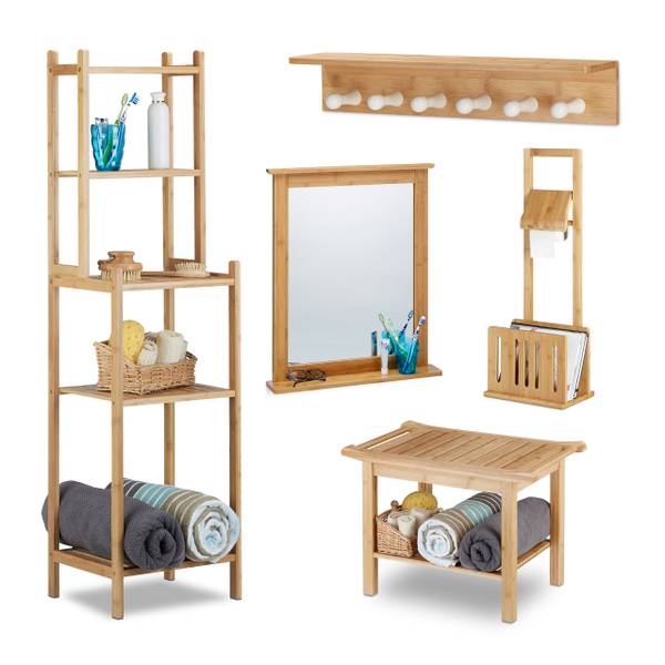 ensemble de salle de bain 5 pièces 82 x 121 x 108 cm