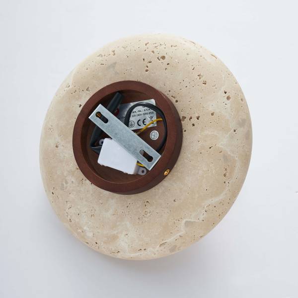 Deckenleuchte Jio Beige - Metall - 25 x 12 x 12 cm
