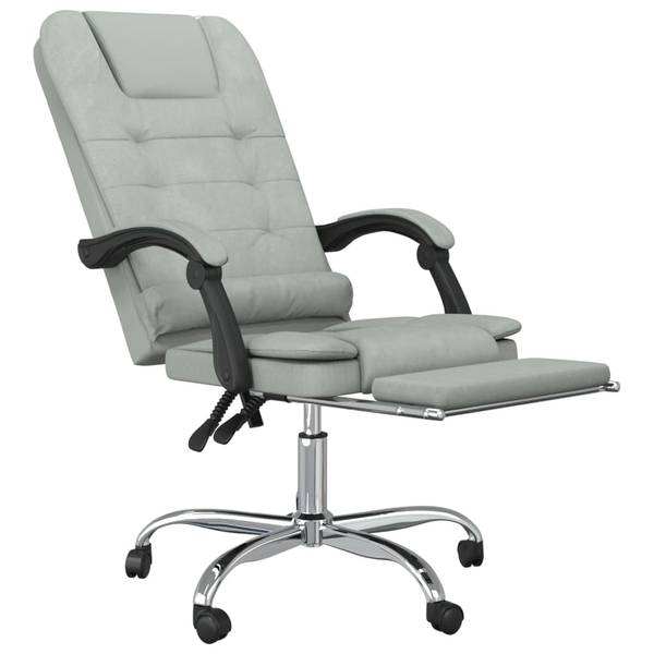Massage-Bürostuhl 3016190 349664 Grau - Polyester - 56 x 122 x 63 cm