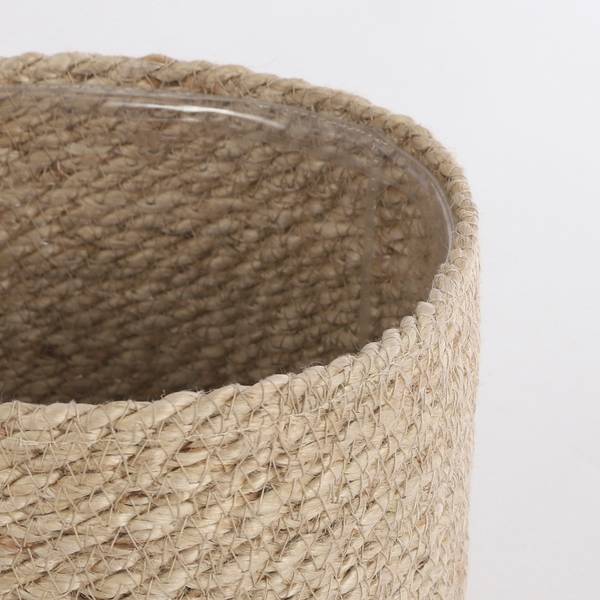 Blumenkasten Atlantic 3er set Weiß - Textil - 16 x 16 x 16 cm