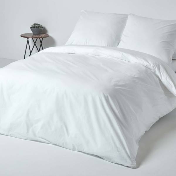 Bettwäsche Fadendichte 200 Weiß - 150 x 200 cm