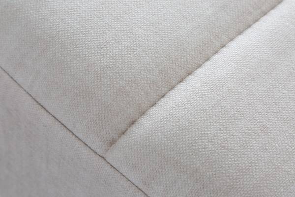 Hocker ELEGANCIA Beige - Polyester - Samt - 110 x 43 x 90 cm