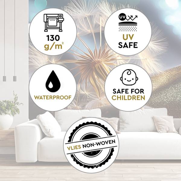 Fototapete Blowfish Abstraktion Pflanzen 450 x 315 cm