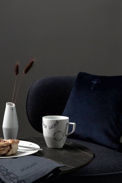 JOOP! DINING GLAMOUR MUG LOGO CIRCLES Weiß - Porzellan - 9 x 10 x 1 cm