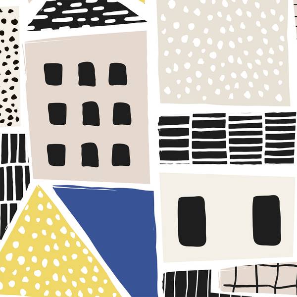 Panorama-Tapete Cabanito Papier - 288 x 270 x 288 cm