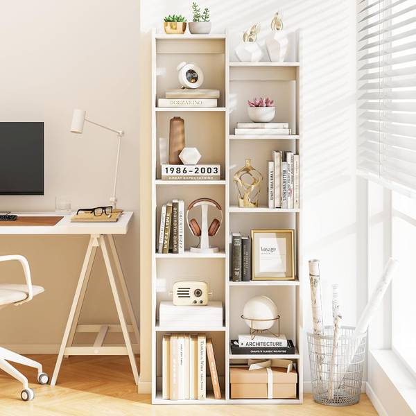 Bücherregal VH34856 Weiß - Holzwerkstoff - 20 x 162 x 65 cm
